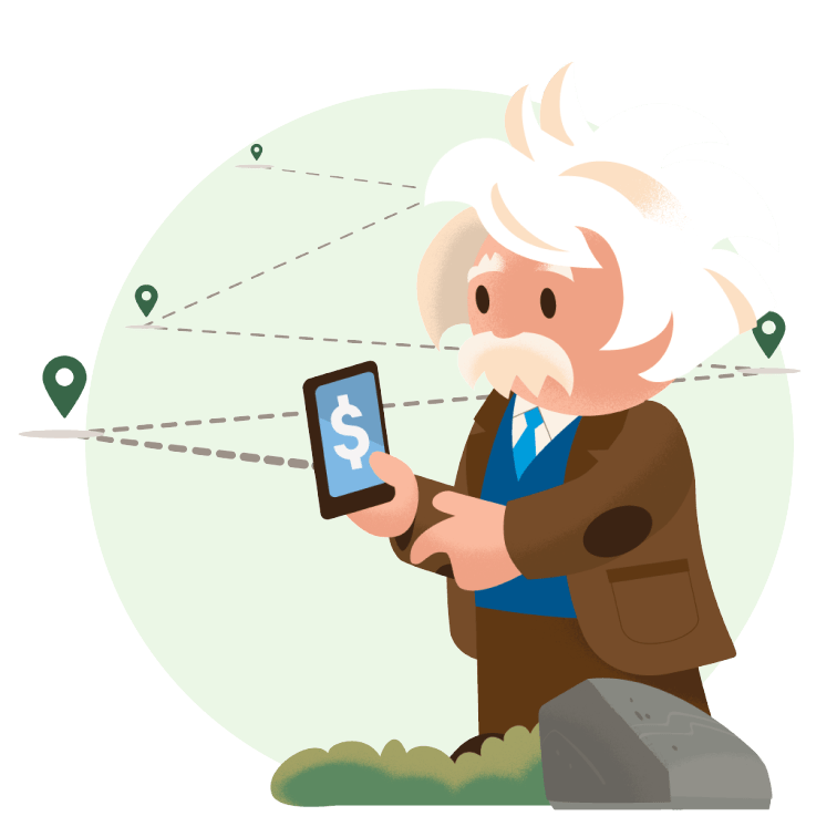 Einstein with a smartphone